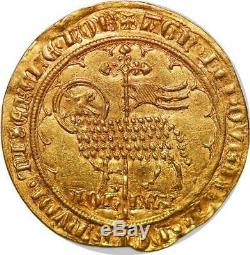 P3370 Very Rare Sheep Golden John II 1350-1364 Gold Gold Au