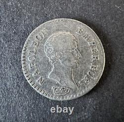 Piece 1/4 franc Year 13 BB Strasbourg 1804 Silver Napoleon Emperor Very Rare TTB