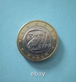 Piece 1 Greece New Very Rare! Owl With The S In The Star Spl Under Capsules