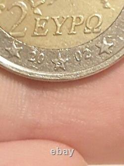 Piece 2 Euro Of 2002 With The Very Rare S