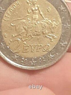 Piece 2 Euro Of 2002 With The Very Rare S