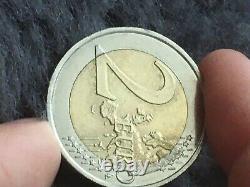 Piece 2 euro rare 1992 2017 25th anniversary of the pink ribbon very very good condition