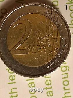 Piece From 2 Euro 2002 Eagle Frapper F Tres Rare