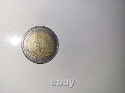 Piece Of 2 Euros Rare 2002 Federal Eagle In Very Good Condition. Searched Parts