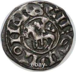 Q7937 Very Rare Saint-Gilles Denier Raymond V Biche Onor Sci Egidii Silver