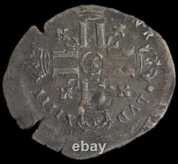 Quinzain at 8L 1697 by Amiens, Louis XIV, Very Rare