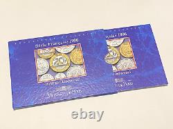 RARE UNIVERSAL BRILLIANT SET, BU FRANCE 1996 FRANCS COMPLETE, VERY RARE, TTB