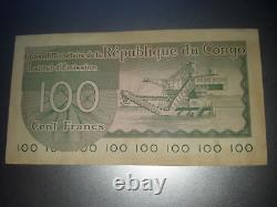 RARE very RARE in this condition 100 FRANCS Congo very RARE in AU/UNC Series AA