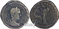 ROME Sesterce ELAGABAL 220 AD LIBERTAS RIC. 358 VERY RARE