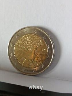 Rare 2 euro coin Dove RF 2015. Very well maintained.