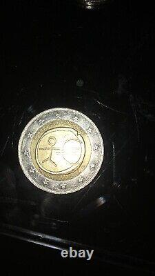 Rare 2 euro coin, very good condition, used