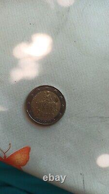 Rare 2002 Greek 2 Euro Coin with 'S' in the Star, Very Good Condition