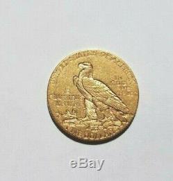 Rare And Beautiful Part Of India 5 Dollars 1916 S San Francisco Gold