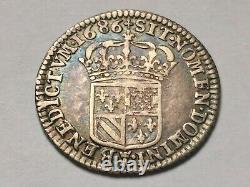 Rare And Beautiful Shield 1/16 Th Of Flanders 1686 L! 2.24 G