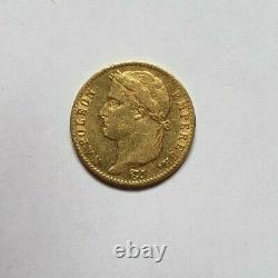 Rare And Very Beautiful 20-franc Gold Coin 1815 A Napoleon I One Hundred Days Quality