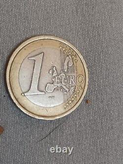 Rare Italian 1 Euro Coin by Leonardo da Vinci 2002 VERY RARE