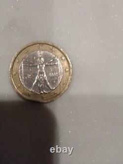 Rare Italian 1 Euro Coin of Leonardo da Vinci 2002 VERY RARE correct price
