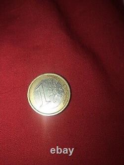 Rare Italian 1 euro coin of Leonardo da Vinci 2002 VERY RARE
