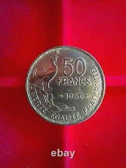 Rare Piece France 50 Francs Guiraud 1950, TTB, Superb and Very Rare