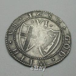 Rare United Pence 1652 Commonwealth VI Of England 1649-1660