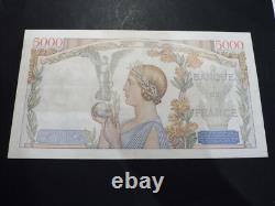 Rare & Very Pretty 5000 Francs Note Victory 14/09/1939 Ttb+ To Collect
