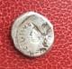 Republic M. Cipius M. F. (116-114 Bc) Very Rare Denarius Incuse Brockage