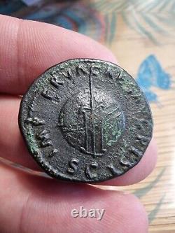 Restitution of a Very Rare and Superb Dupondius of Augustus Nerva