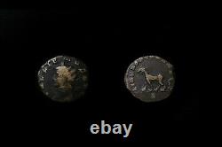 Roman Currency. Billon Gallien Antoninian Panther. Very Rare! Read The Ad
