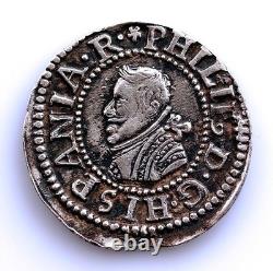 S. C. Spain – Philip IV. Croatian 1653 Barcelona. EBC XF – Silver 2.95 g. Very rare