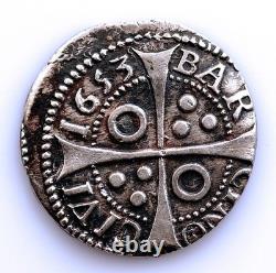 S. C. Spain – Philip IV. Croatian 1653 Barcelona. EBC XF – Silver 2.95 g. Very rare