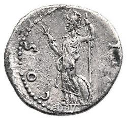 SABINA SABINE (Augusta 128-136/7) uncertain eastern workshop denarius. Very rare