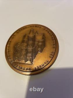 SAINT-DENIS BASILICA and MARTYR by BIZETTE-LINDET BRASS TBE 1983 Very Rare