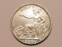 SPLENDID and Very RARE SWISS 5 Francs 1851 A
