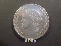 SWITZERLAND Coin 5 francs silver 1900 b very rare