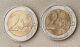 Set Of 2 Rare 2 Euro Coins In Very Good Condition. Possibility To Buy One Coin.