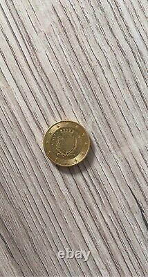 Silver Coin 50 Cents Very Rare (euro Malt 2017)