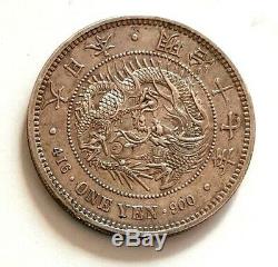 Silver Japan / Japan Mutsuhito (meiji) 1869 1912 1 Yen 1884 (rare)