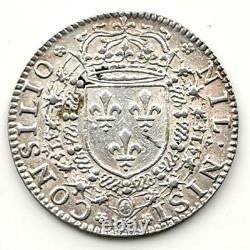Silver Token. Louis XIII King's Council 1623 very rare