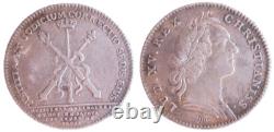 Silver Token of the Court Bailiffs of the Royal Treasury, Louis XV, Very Rare