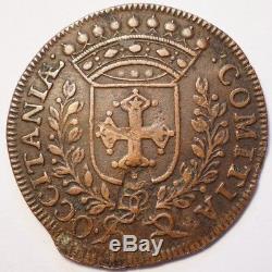 States Of Languedoc Very Rare Token Of The Bishop Of Nimes Anthyme-denie Cohon
