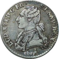 T2034 Very Rare 1/10 Ecu Louis XVI 1785/4 A Paris Silver Silver Make Offer