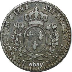 T2034 Very Rare 1/10 Ecu Louis XVI 1785/4 A Paris Silver Silver Make Offer