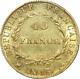 T4238 Very Rare 40 Francs Gold Gold Napoléon © One Year 13 A Pcgs Au55! -make Offer