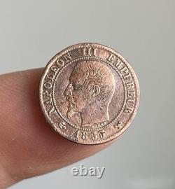 TB. Very very rare R2 Coin 1 centime 1855W anchor (value 150€ in TB)