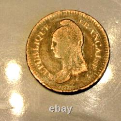 TELL ME AN 5 T overstrike 2 DECIMES very RARE coin