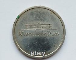 THREE RARE Paris Mint token manually painted by an artist reverse