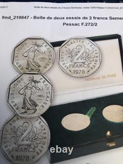 Test box of 2 fr 1 978 very rare r2
