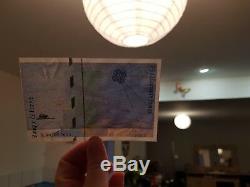 Ticket 50 Francs Saint Exupery Doubled Fare Very Rare State Nine Without Sheep