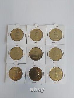 Tourist Token MDP Complete Collection 9 Tokens Paul McCarthy 2014 VERY RARE