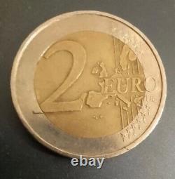 Translation: German 2002 2 euro coin Federal Eagle Typo Very rare